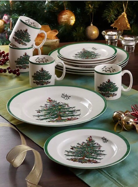 Коллекция фарфоровой и фаянсовой посуды Christmas tree (Spode)