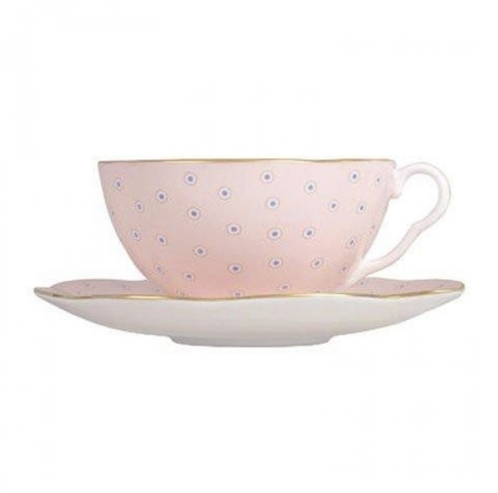 Чайная пара "Полька" 230 мл (розовый) Wedgwood