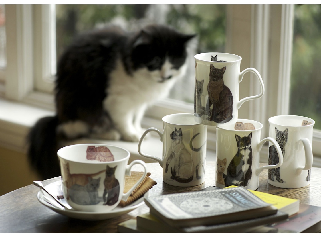 Кружки с кошками, коллекция бренда Roy Kirkham
